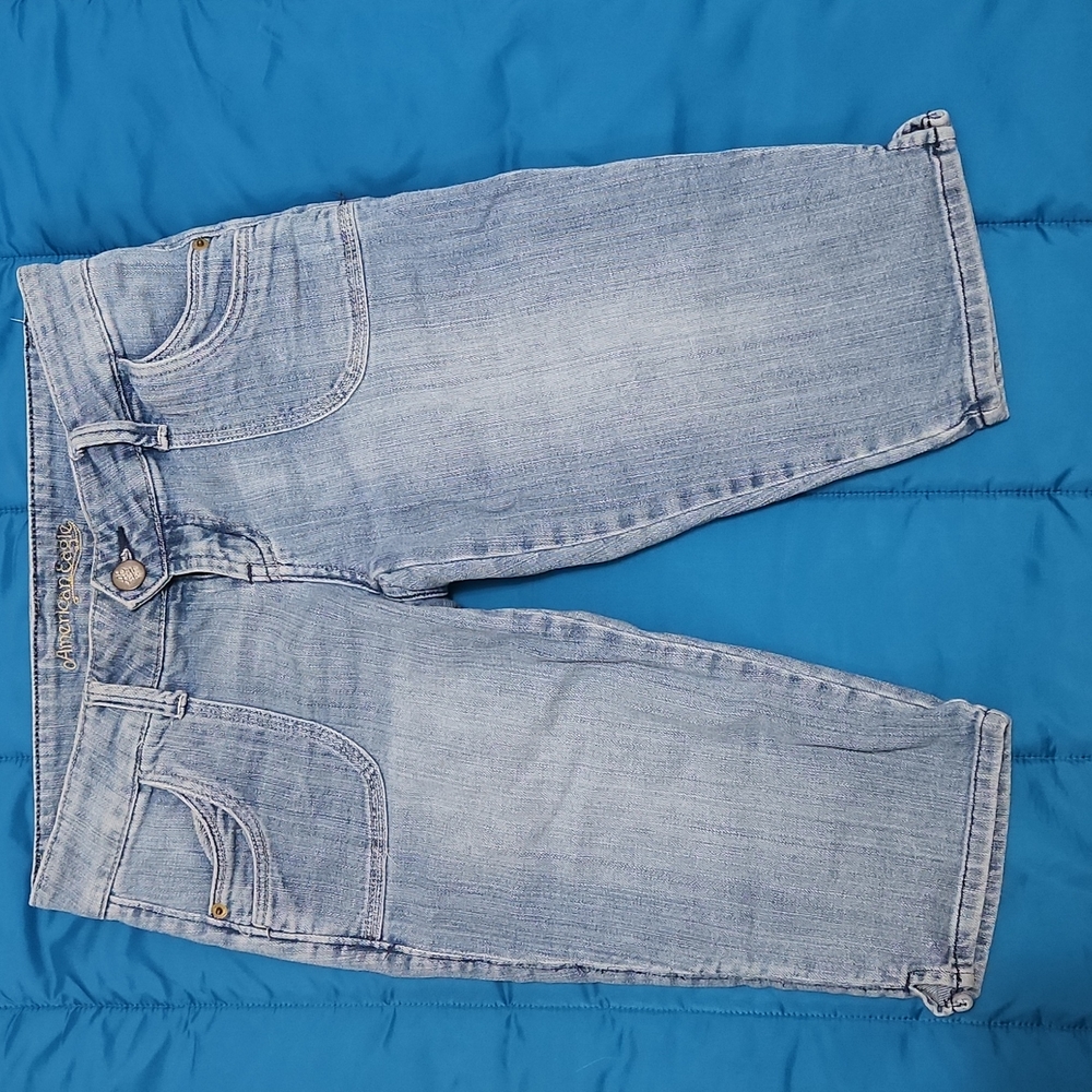American Eagle Denim Bermuda Shorts Size 4